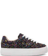 Blue by Betsey Johnson Sidny Multi Rhinestone Platform Sneakers