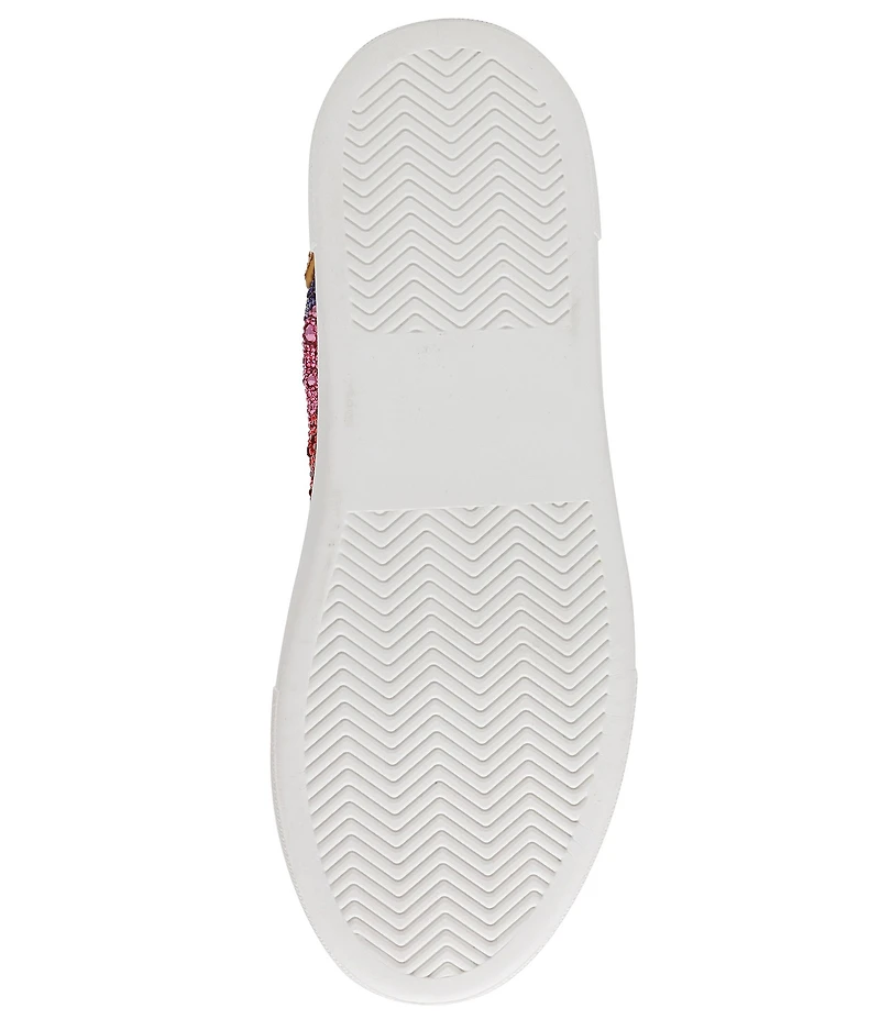 Blue by Betsey Johnson Sidny Rainbow Rhinestone Platform Sneakers