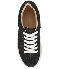 Blue by Betsey Johnson Sidny Rhinestone Embellished Family Matching Platform Lace Up Sneakers