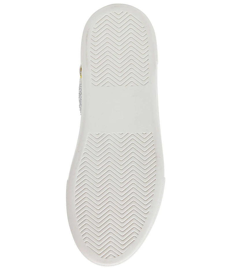 Blue by Betsey Johnson Sidny Tennis Print Rhinestone Platform Sneakers