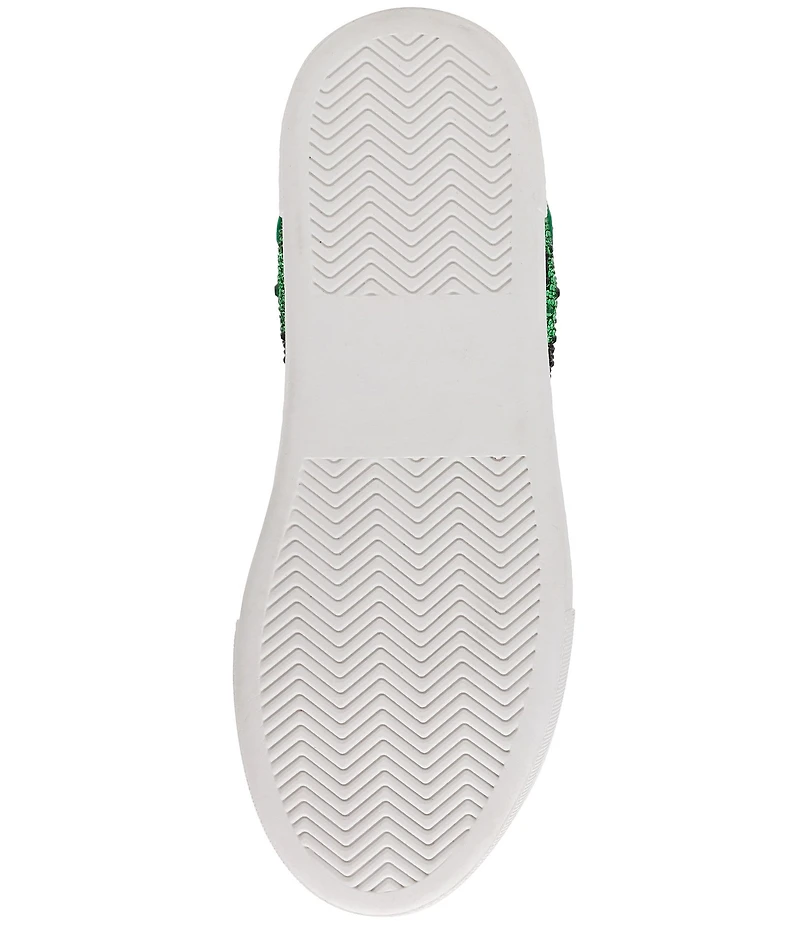 Blue by Betsey Johnson Sidny Witch Hat Print Rhinestone Platform Sneakers