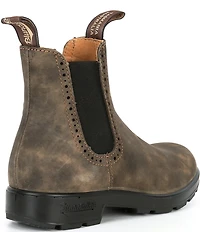 Blundstone Women's Originals Water-Resistant Rustic Leather Brogue Booties