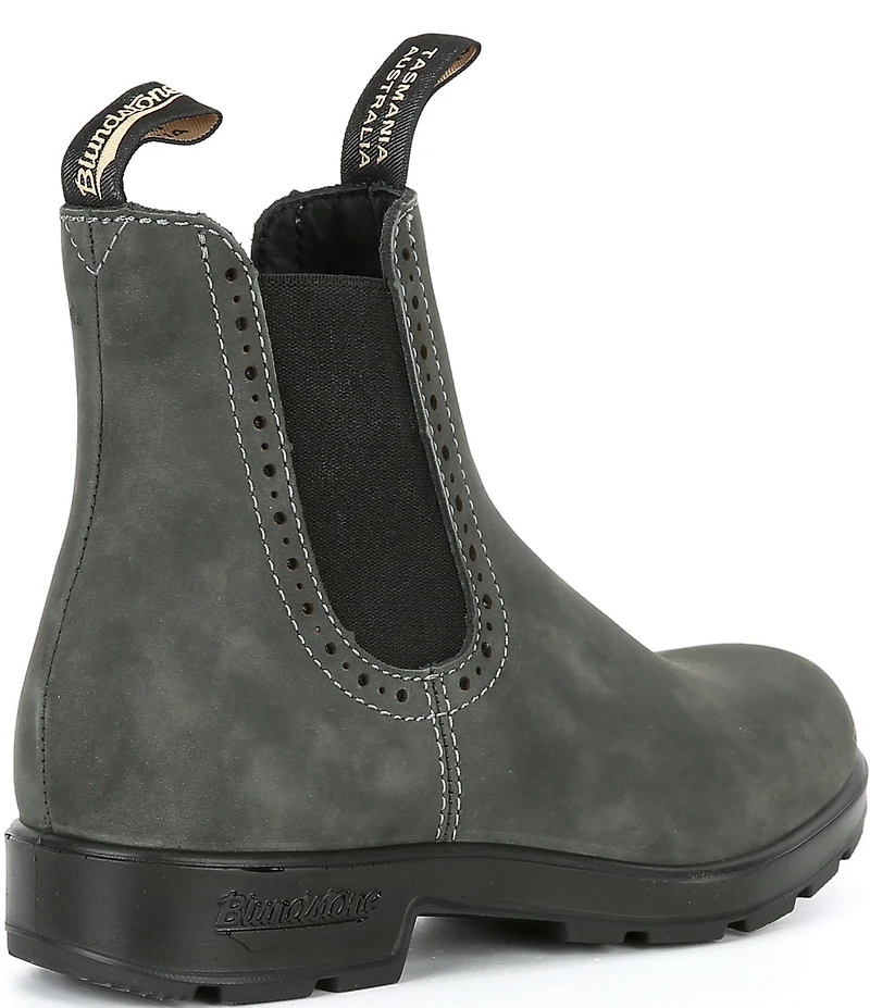 Blundstone Women's Originals Water-Resistant Rustic Leather Brogue Booties