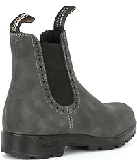 Blundstone Women's Originals Water-Resistant Rustic Leather Brogue Booties