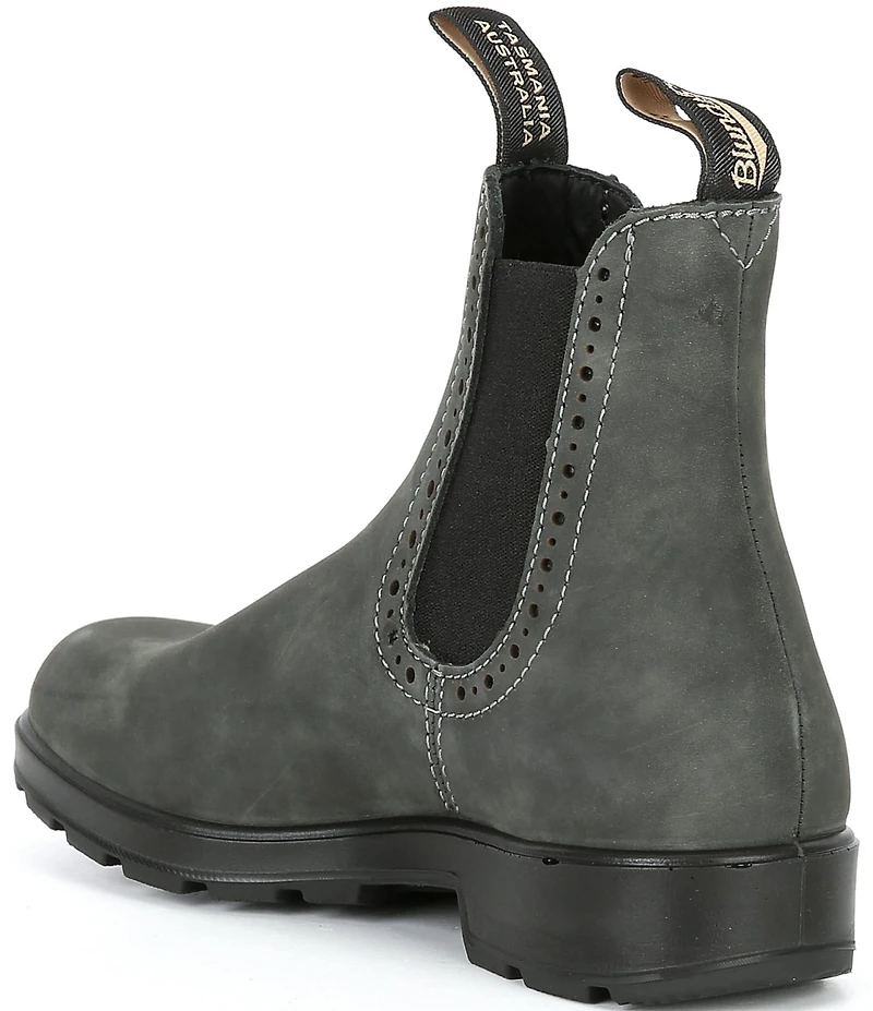 Blundstone Women's Originals Water-Resistant Rustic Leather Brogue Booties