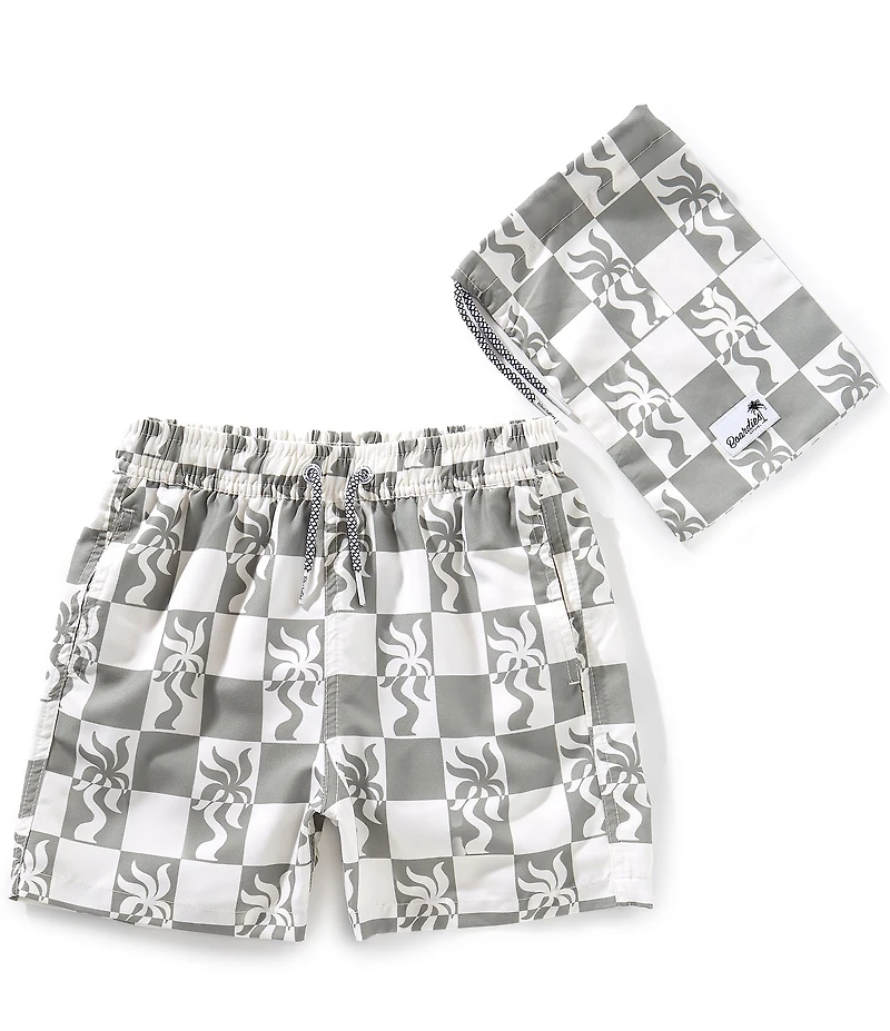 Boardies Little/Big Boys Clara Palms Swim Trunks