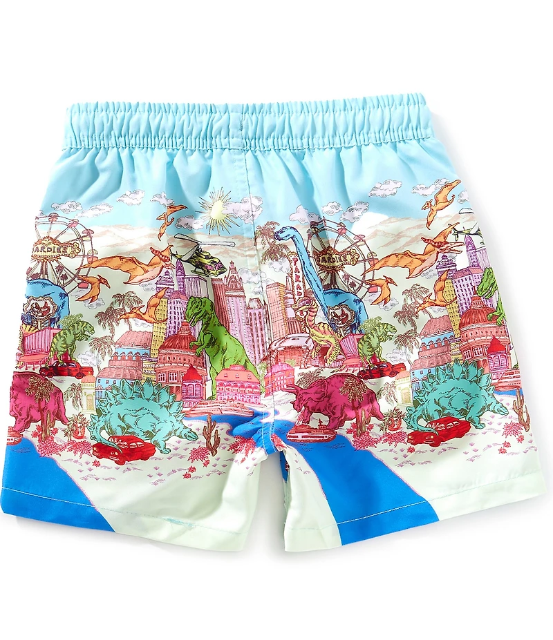 Boardies Little/Big Boys Dino Takeover Swim Trunks