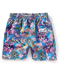Boardies Little/Big Boys Tropical Eye Balls Swim Trunks