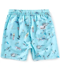 Boardies Little/Big Boys Sea Folk Swim Trunks