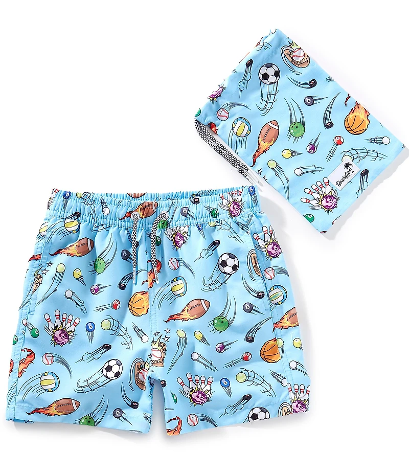 Boardies Little/Big Boys Zoom Balls Swim Trunks