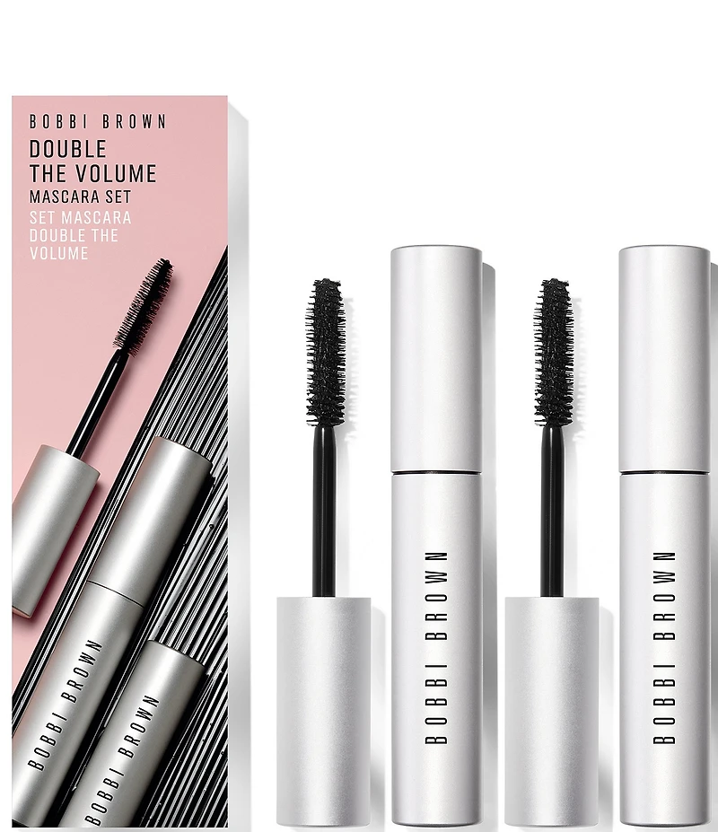 Bobbi Brown Double The Volume Smokey Eye Mascara 2-Piece Set