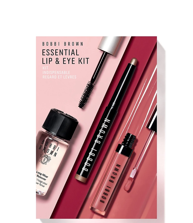 Bobbi Brown Essential Lip & Long-Wear Eye Makeup 4-Piece Kit
