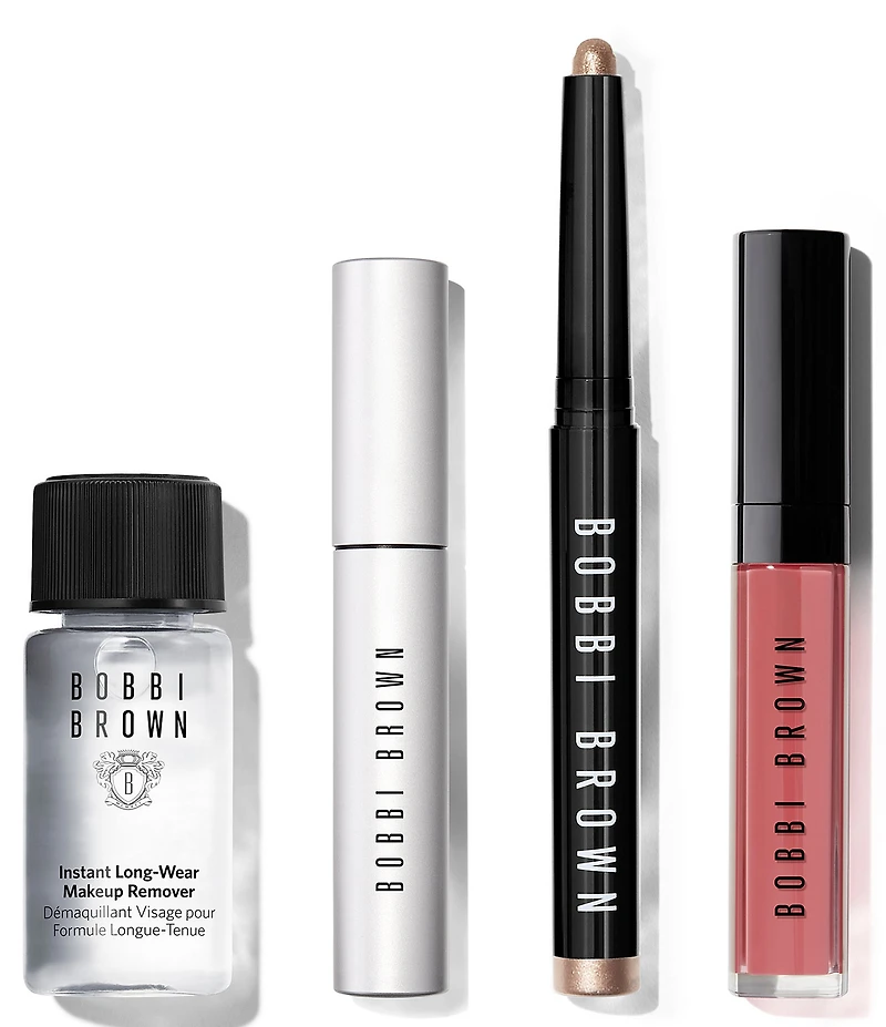 Bobbi Brown Essential Lip & Long-Wear Eye Makeup 4-Piece Kit