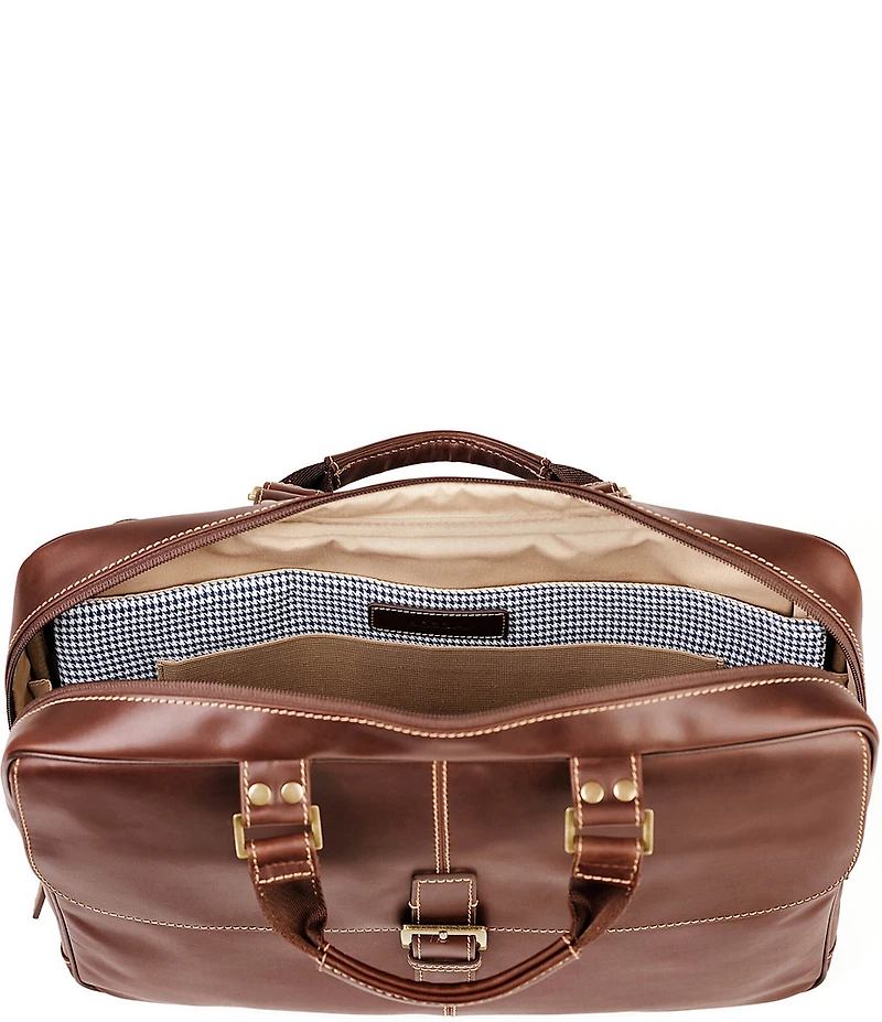 BOCONI Bryant Leather Analyst Briefcase Bag