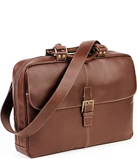 BOCONI Bryant Leather Analyst Briefcase Bag