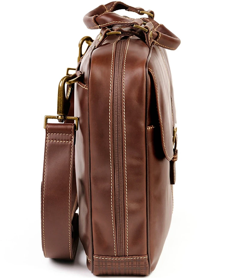 BOCONI Bryant Leather Analyst Briefcase Bag