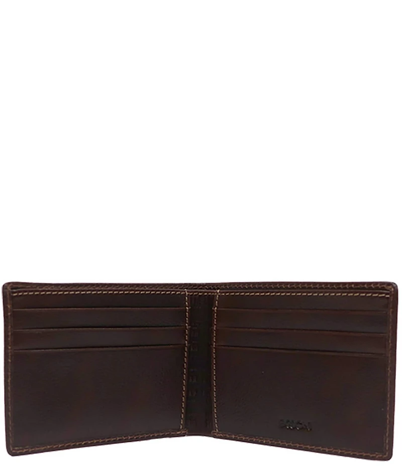 Boconi Garth Bifold Leather Wallet with Card Case Insert