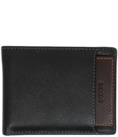 Boconi Garth Bifold Leather Wallet with Card Case Insert