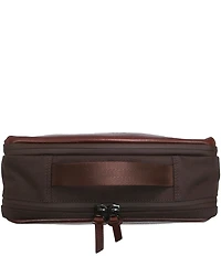 BOCONI Garth Expandable Full Grain Leather Travel Kit