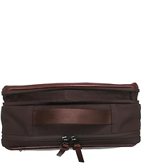 BOCONI Garth Expandable Full Grain Leather Travel Kit