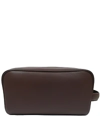 BOCONI Men's Michael Full Grain Leather Dopp Kit Handcrafted Travel Kit
