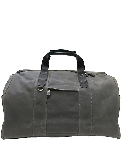 Boconi Sloan Waxed Canvas and Pull-up Leather Garment Duffle Bag