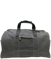 Boconi Sloan Waxed Canvas and Pull-up Leather Garment Duffle Bag