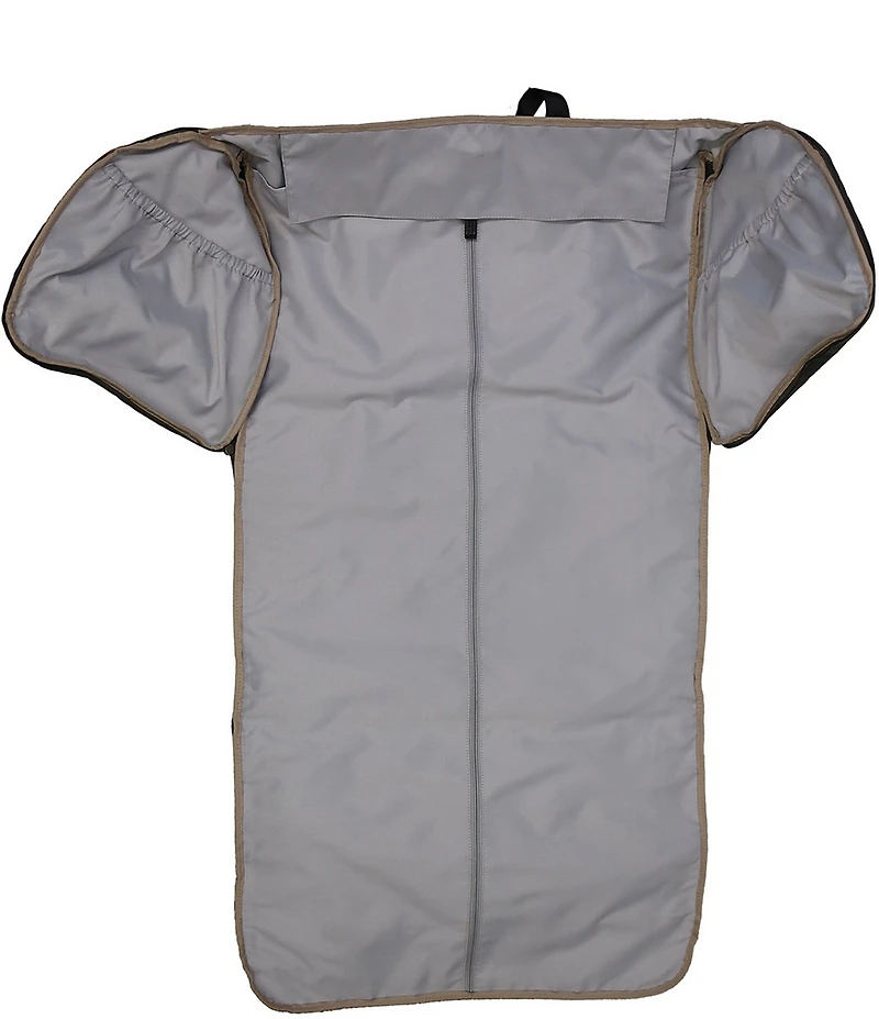 Boconi Sloan Waxed Canvas and Pull-up Leather Garment Duffle Bag