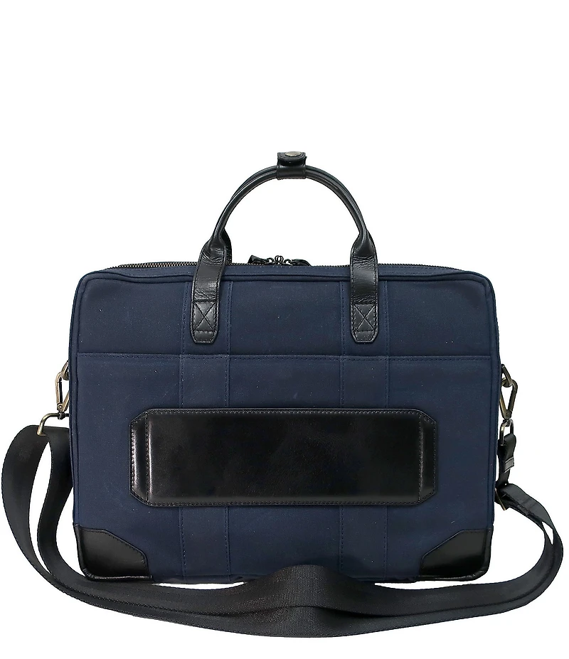 BOCONI Sloan Waxed Canvas Travel Laptop Briefcase