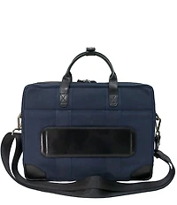 BOCONI Sloan Waxed Canvas Travel Laptop Briefcase
