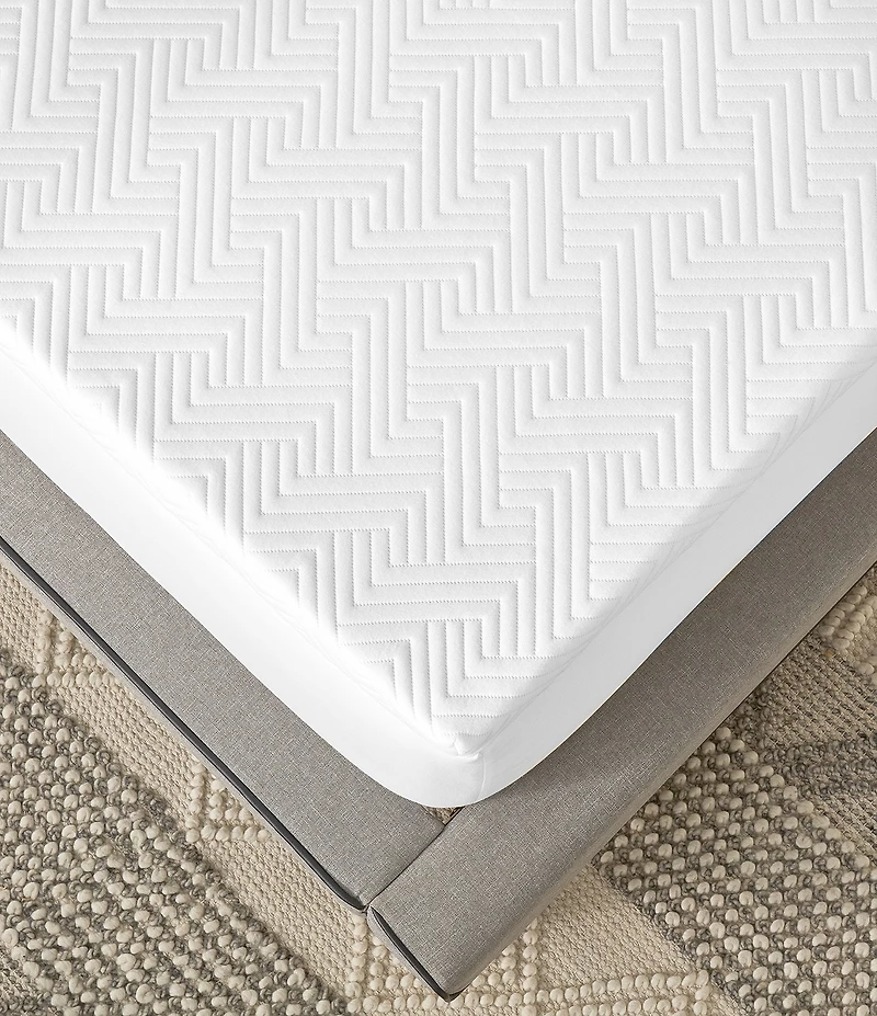 BodiPEDIC 2-Inch Gel-Infused Memory Foam Mattress Bed Topper with Circular-Knit Cover