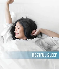BodiPEDIC 2-Inch Gel-Infused Zoned Convoluted Memory Foam Mattress Bed Topper