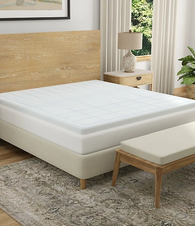 BodiPEDIC 3#double; Custom Zoned Cooling Memory Foam Mattress Bed Topper