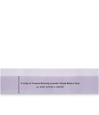 BodiPEDIC 3-Inch Lavender Infused Memory Foam Mattress Bed Topper