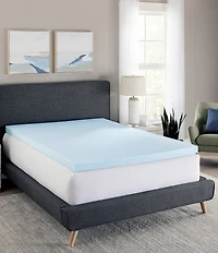 BodiPEDIC 4-Inch Gel-Infused Memory Foam Mattress Bed Topper