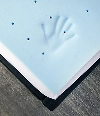 BodiPEDIC 4-Inch Gel-Infused Memory Foam Mattress Bed Topper