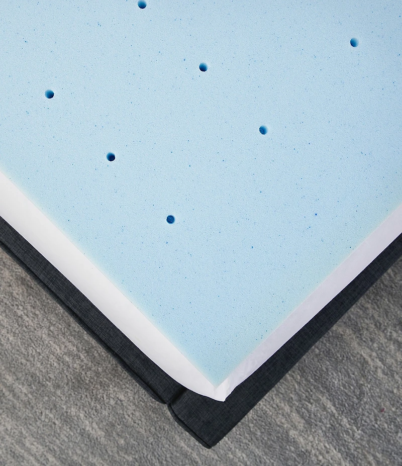 BodiPEDIC 4-Inch Gel-Infused Memory Foam Mattress Bed Topper