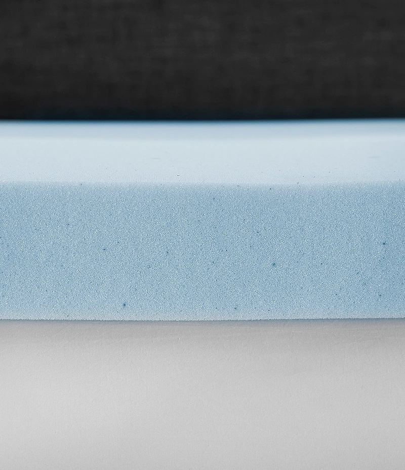 BodiPEDIC 4-Inch Gel-Infused Memory Foam Mattress Bed Topper