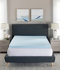 BodiPEDIC 4-Inch Gel-Infused Memory Foam Mattress Bed Topper