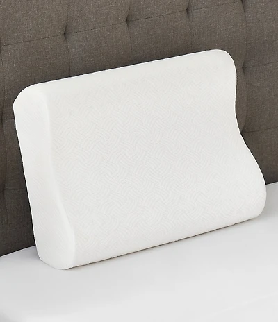 BodiPEDIC Classic Support Contour Memory Foam Bed Standard Pillow