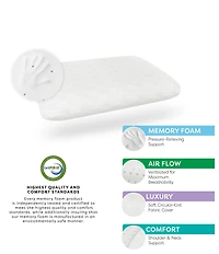 BodiPEDIC Classic Support Conventional Memory Foam Bed Pillow