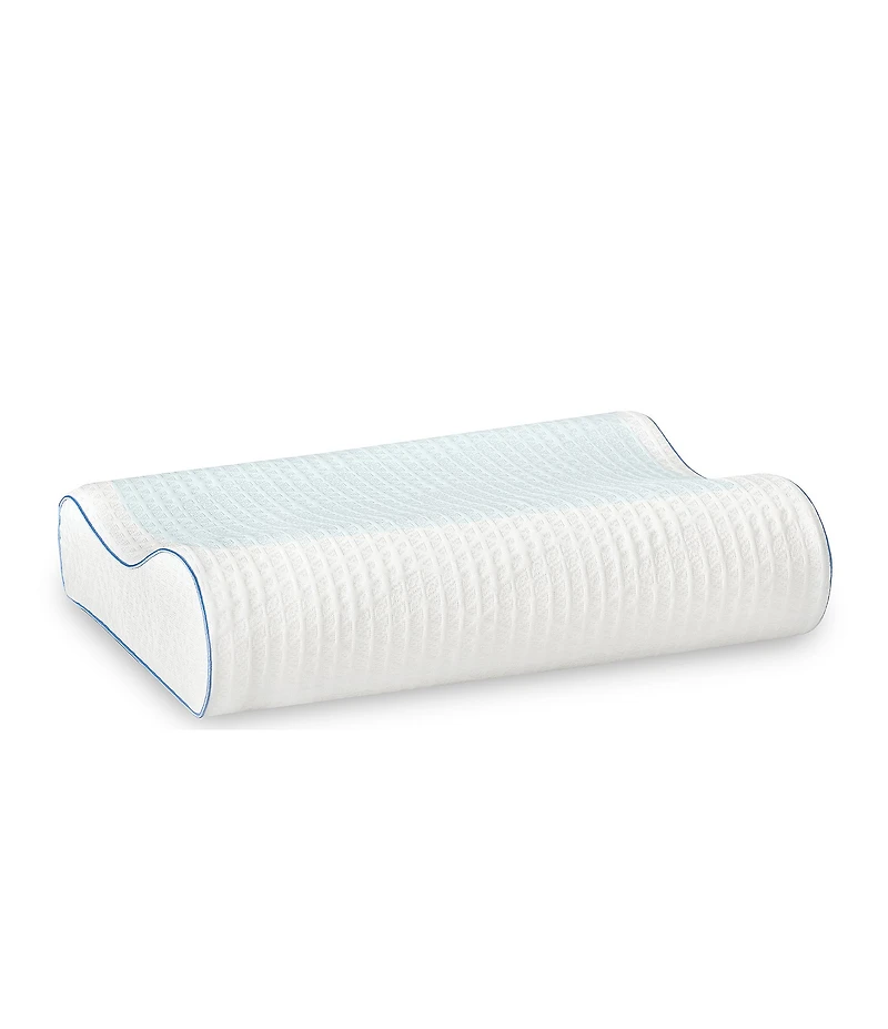 BodiPEDIC Cooling Gel Overlay Memory Foam Contour Bed Oversized Pillow