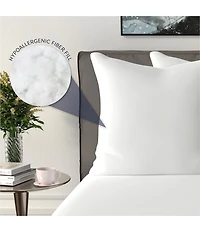 BodiPEDIC Fiber Filled Square Euro Pillow Insert, Set of 2