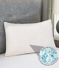 BodiPEDIC Gel-Infused Memory Foam Cluster Jumbo Bed Pillow with Copper Infused Cover