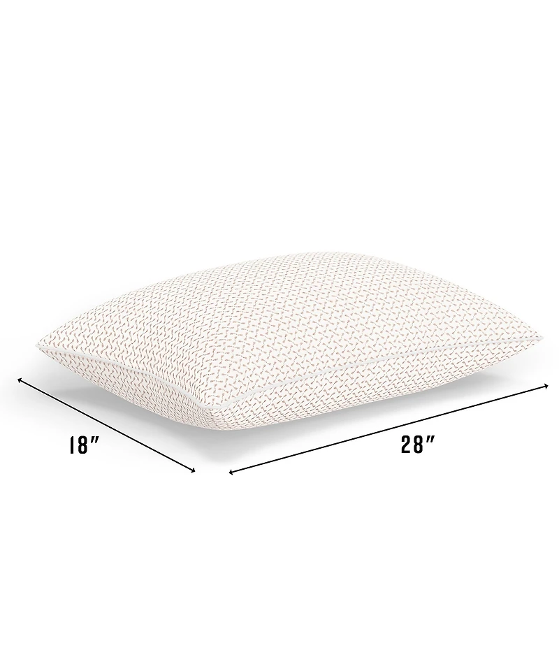 BodiPEDIC Gel-Infused Memory Foam Cluster Jumbo Bed Pillow with Copper Infused Cover