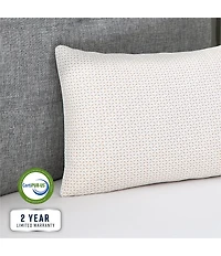 BodiPEDIC Gel-Infused Memory Foam Cluster Jumbo Bed Pillow with Copper Infused Cover