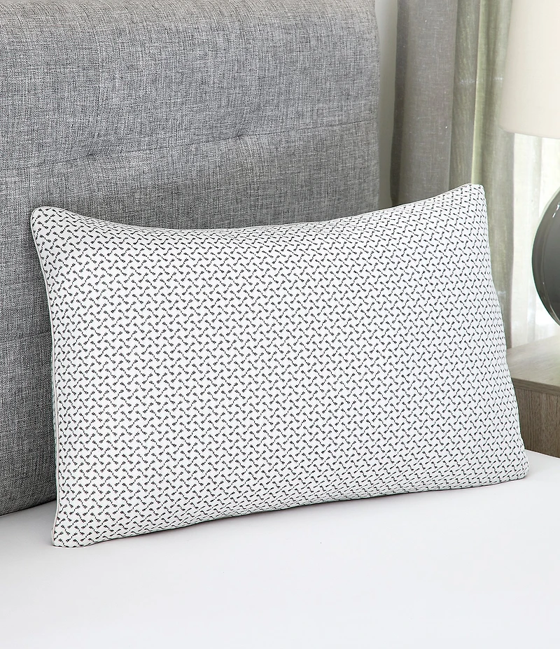 BodiPEDIC Gel-Infused Memory Foam Polyester Cluster Jumbo Bed Pillow with Charcoal Infused Cover