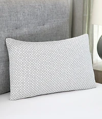BodiPEDIC Gel-Infused Memory Foam Polyester Cluster Jumbo Bed Pillow with Charcoal Infused Cover