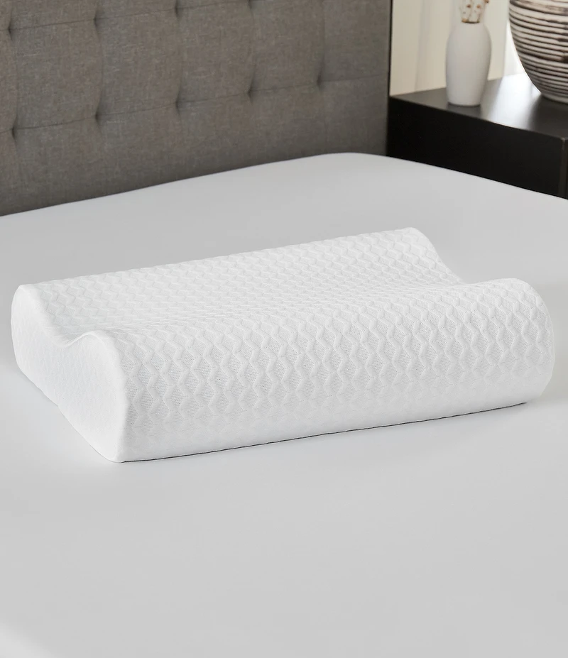 BodiPEDIC Gel Support Contour Memory Foam Bed Standard Pillow
