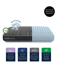 BodiPEDIC Max Support High Density Memory Foam Bed Pillow